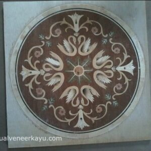 Veneer Kayu Motif Bunga