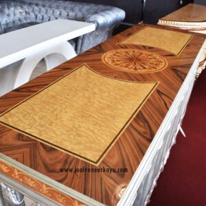 Meja Consule Top Veneer Mapable